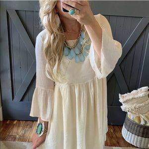 🌟BohoEthereal embroidered dress.